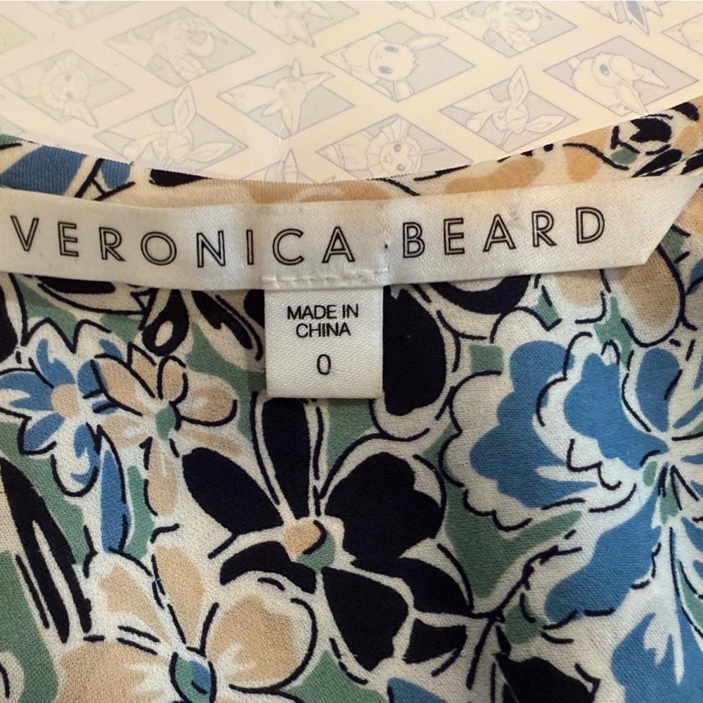 Veronica Beard Multicolor Floral Pattern Dress - image 6